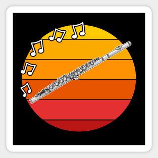 Flute Summer Festival Flutist Woodwind Musician Sticker